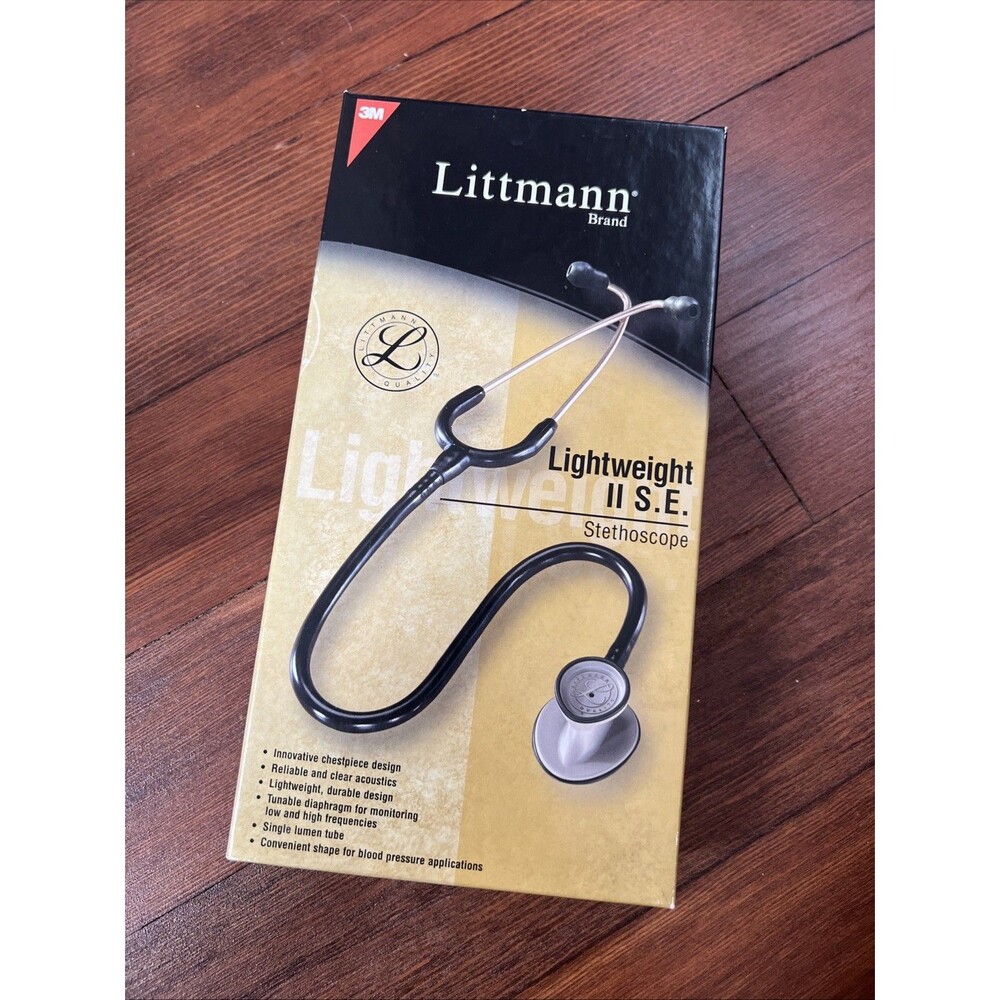 3M Littman Lightweight II S.E. Stethoscope 28-inch Black
